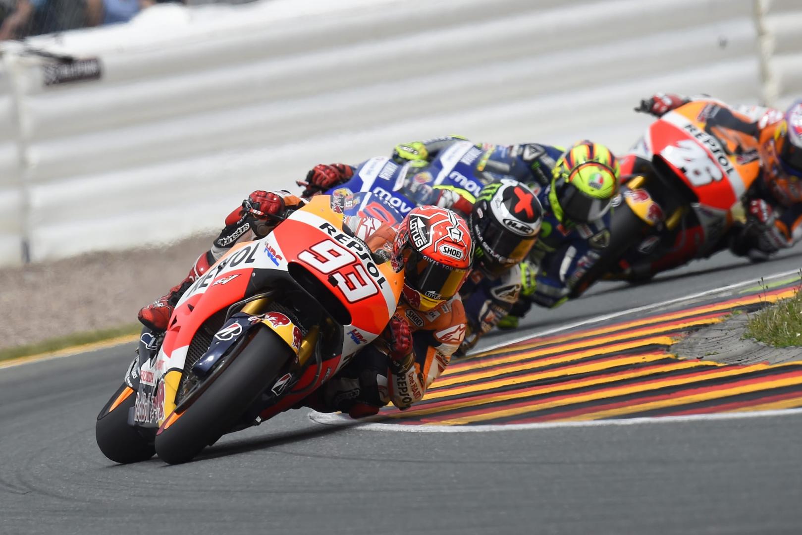 Marc Marquez, Jorge Lorenzo, Valentino Rossi