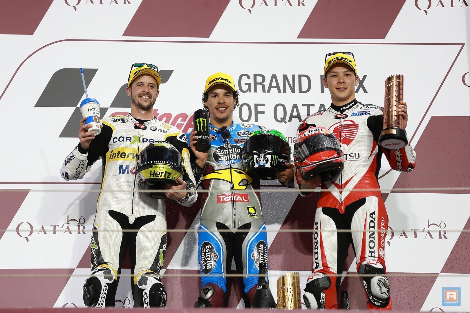 podium Qatar