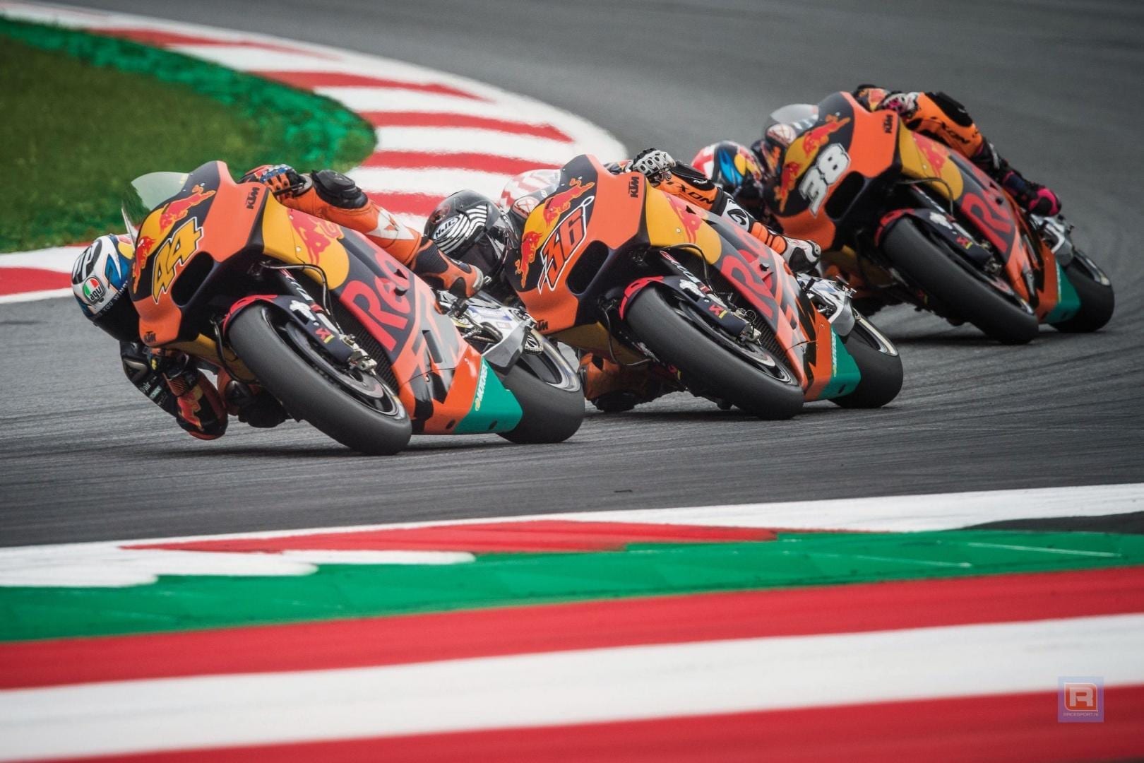 Pol Espargaro, Mika Kallio & Bradley Smith KTM RC16 Red Bull Ring Spielberg 2017