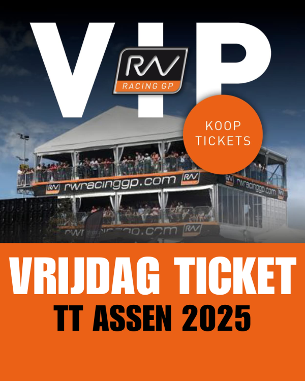 RW RACING VIP PLEIN ARRANGEMENT - Vrijdag 27 Juni