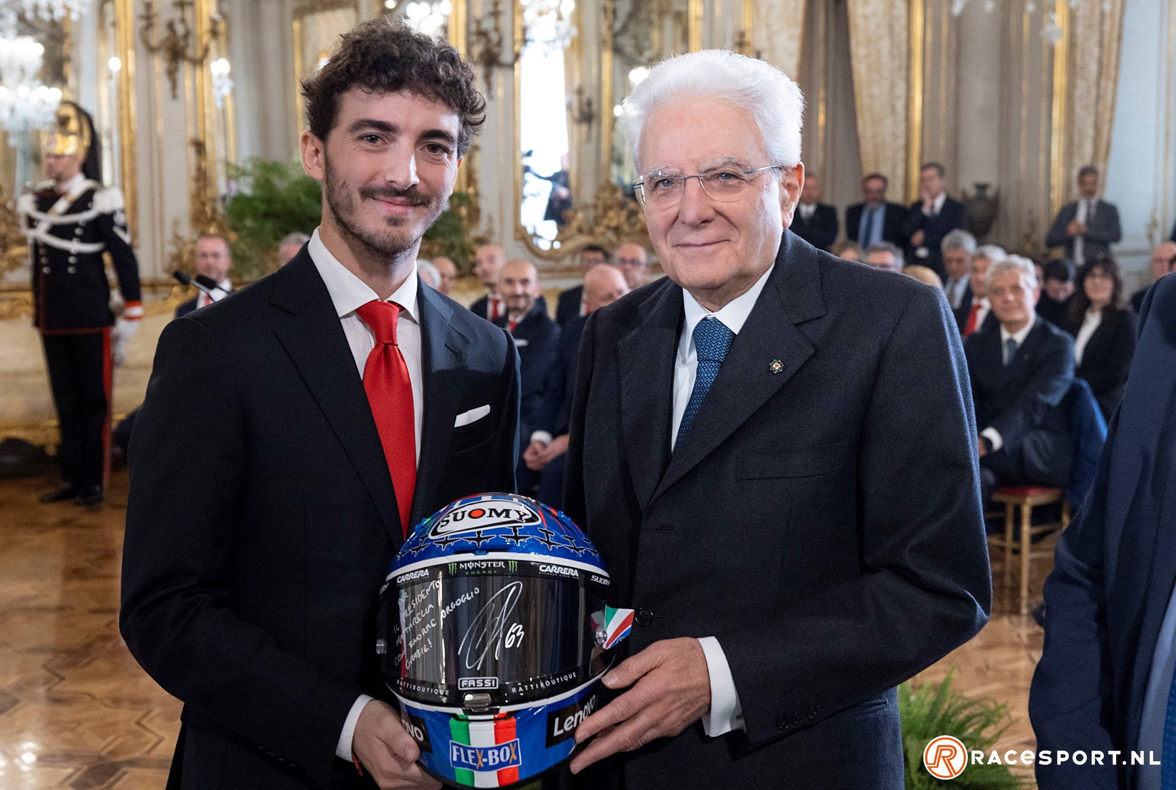 Bagnaia e Ducati invitati dal Presidente della Repubblica Italiana a Roma