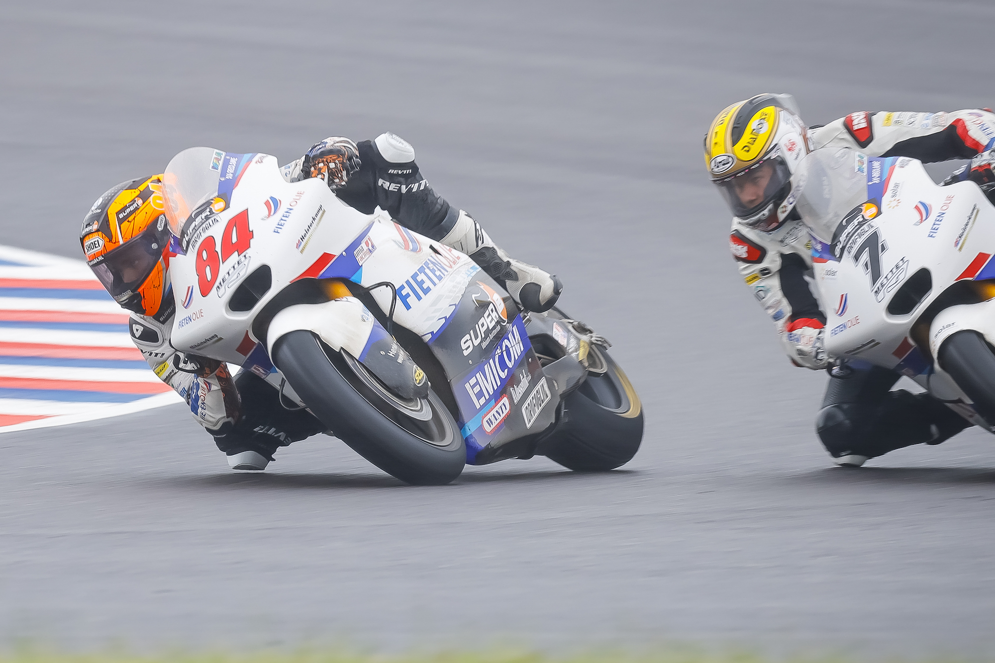 Van den Koorberg and Paltus are inexperienced in the Argentine rain race