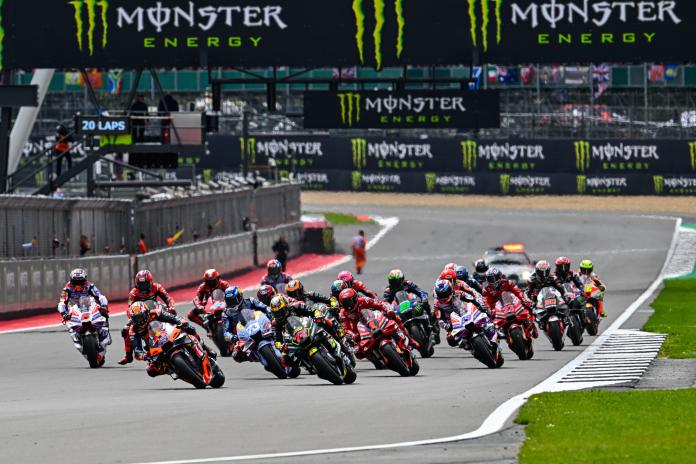 MotoGP start Silverstone