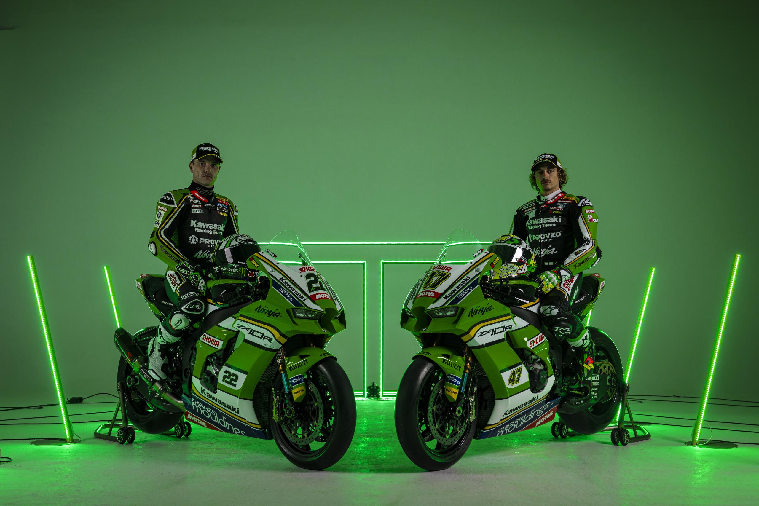 Kawasaki Racing Team WorldSBK Alex Lowes en Axel Bassani onthullen hun