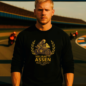 100 jaar TT-sweater Assen 2025 / Zwart