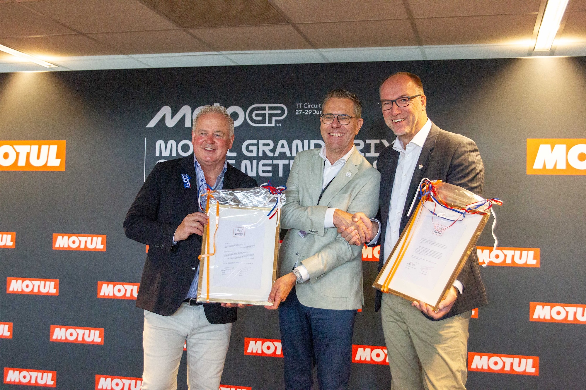 TT Assen ontvangt waardering van NOC*NSF voor 100-jarig jubileum