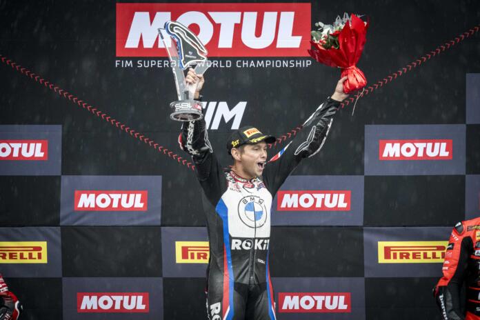 Michael van der Mark tijdens zijn laatste WorldSBK-zege op Magny-Cours in 2024 | foto© BMW Motorrad