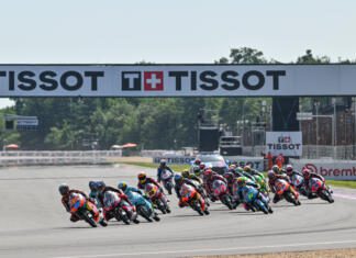 Moto3 start in Tsjechië | Foto© MotoGP