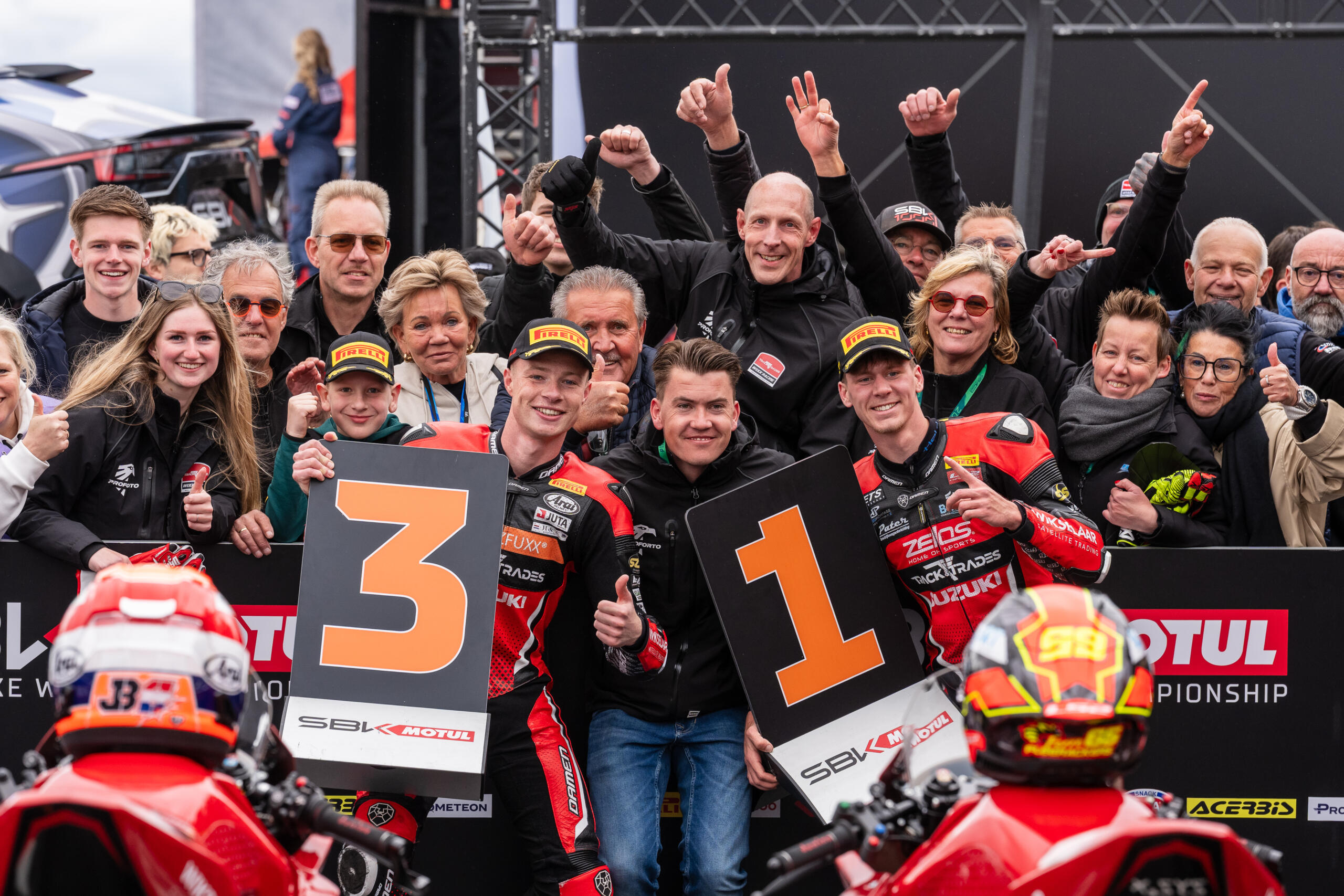 Dagverslag WorldSBK Assen (4/4): Tweemaal goud voor Track & Trades Wixx Racing