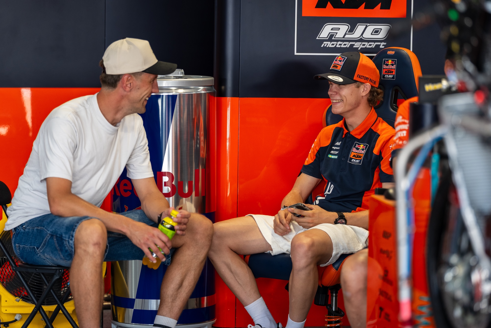 Collin Veijer klaar voor thuisrace tijdens de Dutch TT in Assen