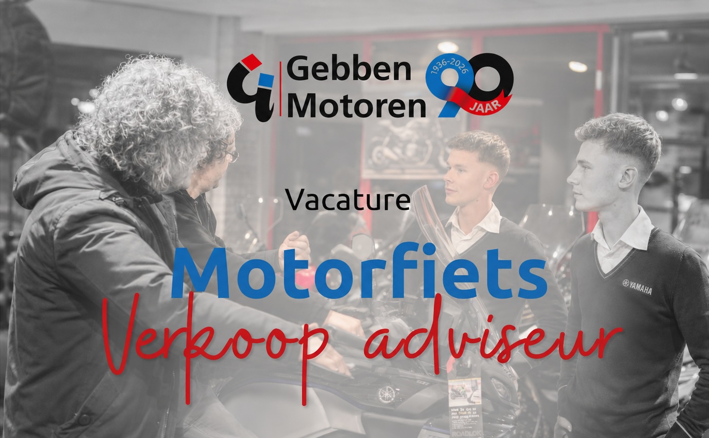 Gebben Motoren zoekt Motorfiets Verkoopadviseur in Friesland