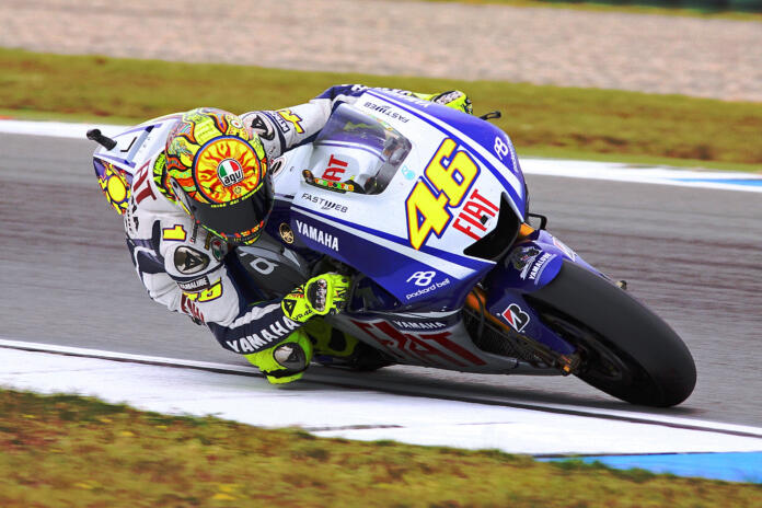Valentino Rossi tijdens de TT Assen in 2009 | foto© Henk Teerink